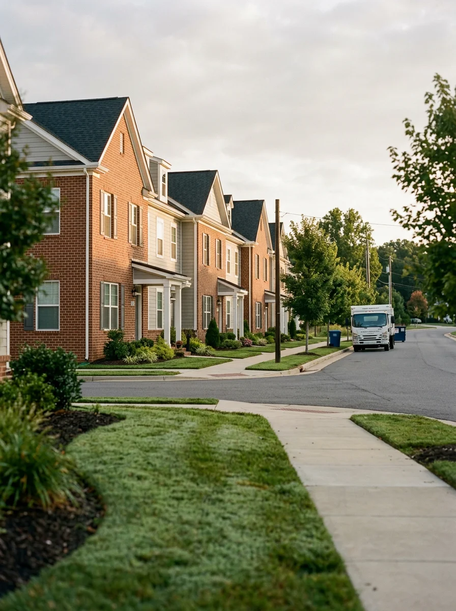New residential community in Ladysmith with townhomes and modern construction near Ruther Glen