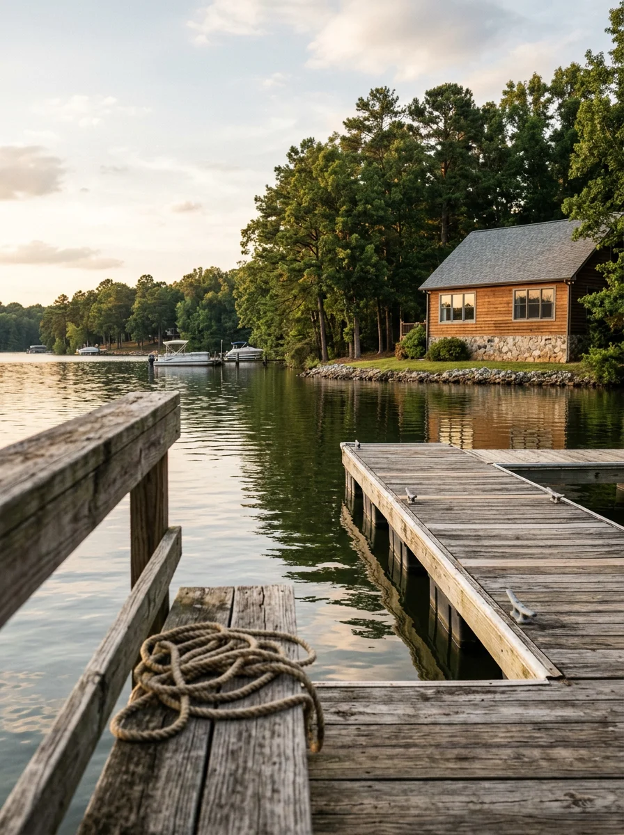 Waterfront home in Lake of the Woods with private boat dock and lake access